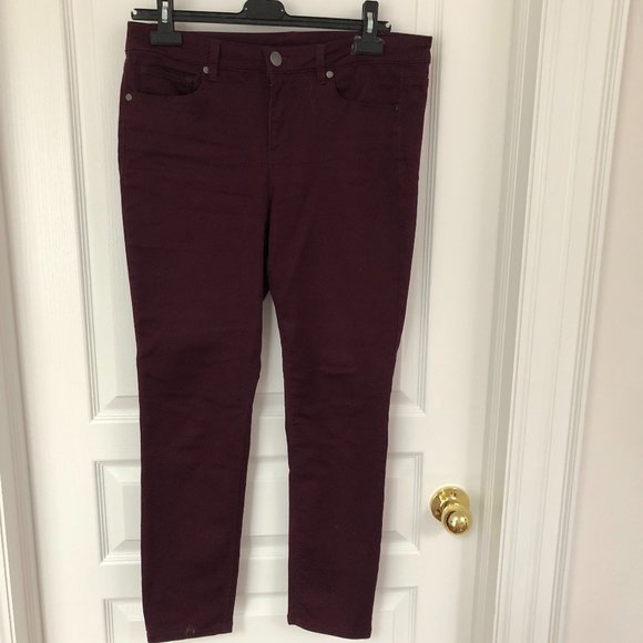 Design Lab - Dark Burgundy Pants - Size 30 - Picture 1 of 6